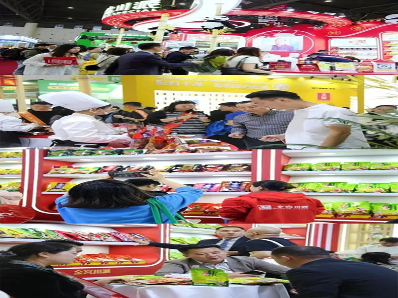 第114届全国糖酒会在蓉启幕 金宫川派味业展位人气爆棚